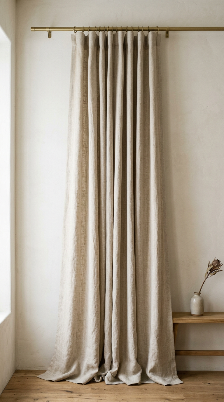 Aria Linen curtains