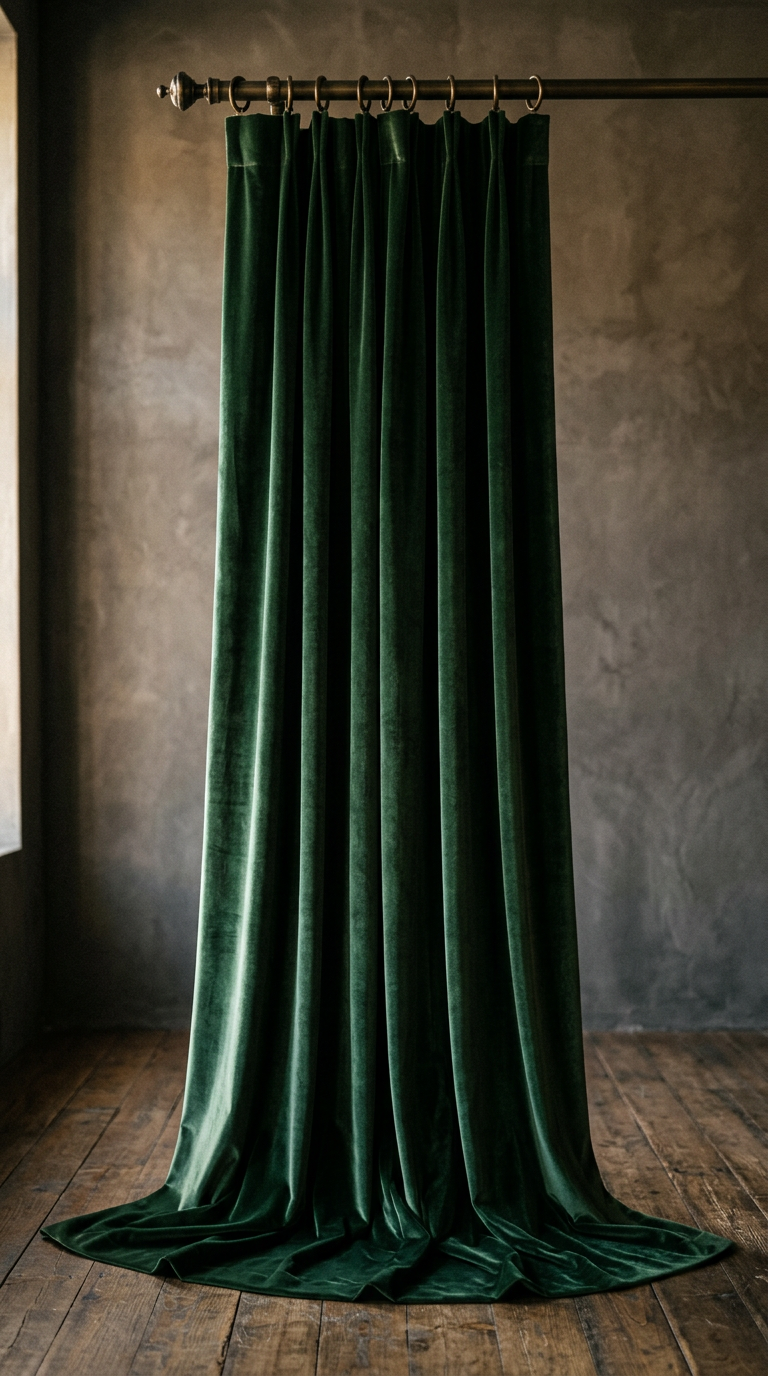 Verdure Velvet curtains